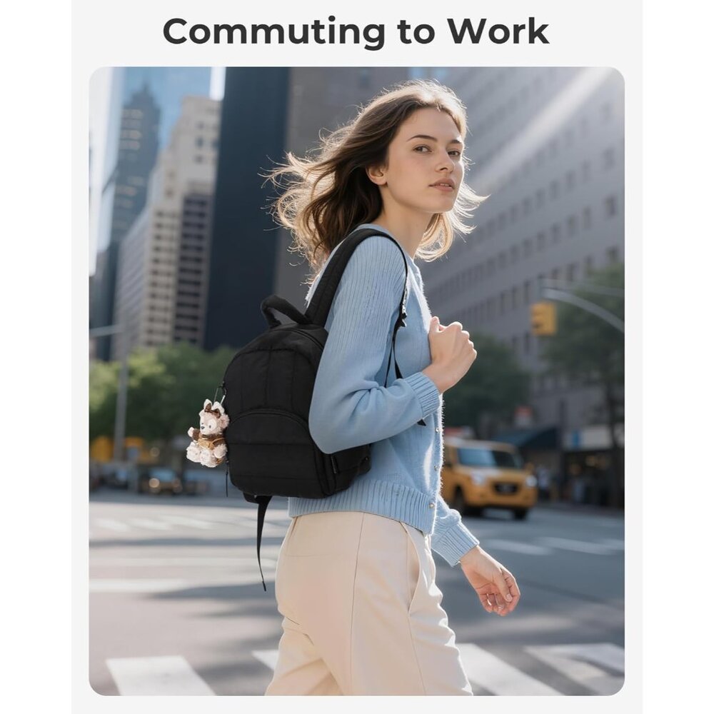 Trendy Adjustable Padded Mini Backpack For Women … - image 8